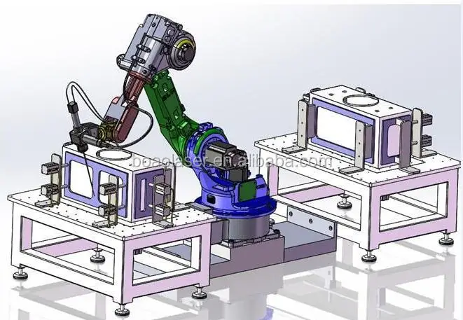 Роботизированная рука 3D волоконно-лазерная сварочная машина 1500 Вт 3000 6000 6-осевая автоматическая лазерная система для металла стали железа