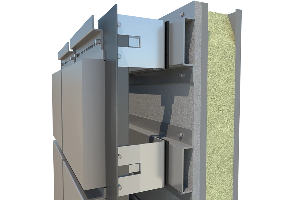 Aluminium Facade cladding fixing Systems materials supplier