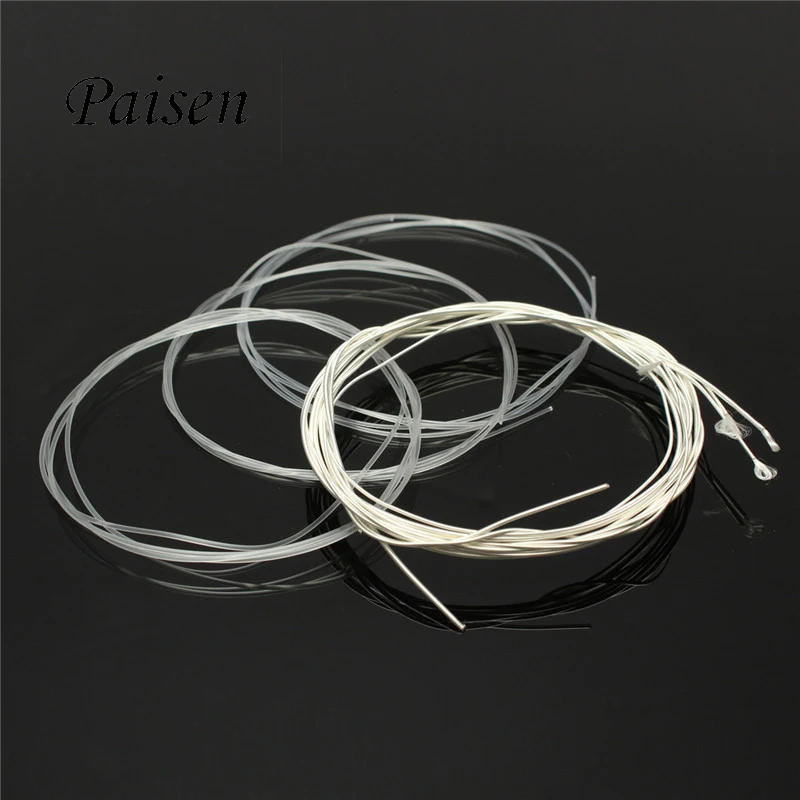 Zebra 6 pcs/Set Guitar Strings Nylon Silver Plating Set