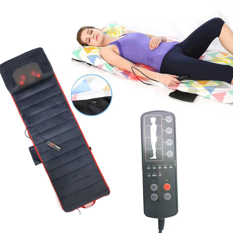 Heat Back And Shoulder Vibrate  electric massage mat
