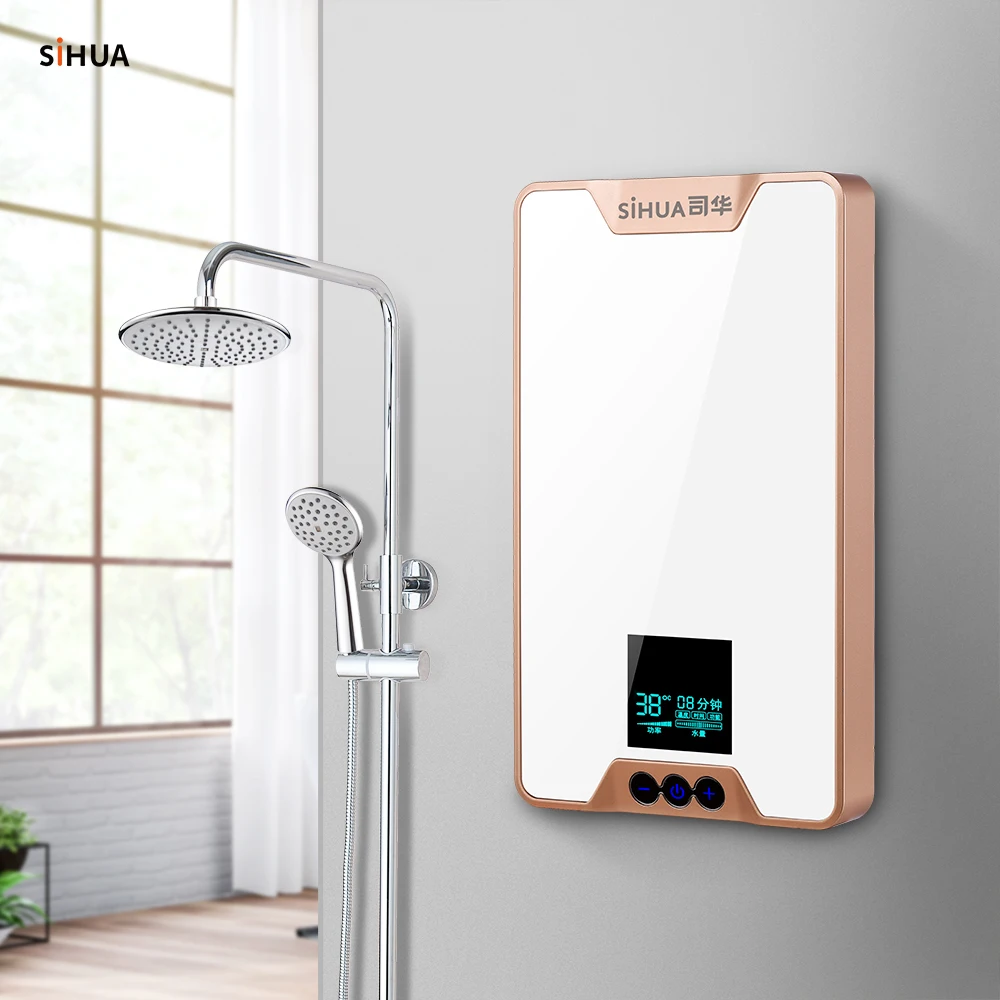 SiHUA  wholesale  hot water tankless instant water heater calentador de agua electrico for shower