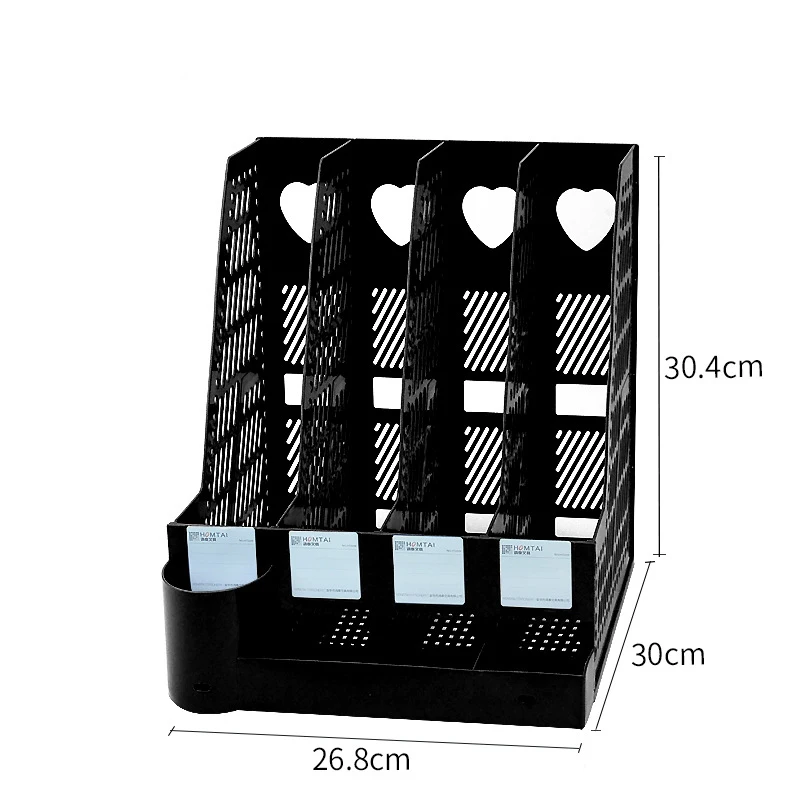 Wholesale stackable sustainable office school supplies plastic desktop file organizer