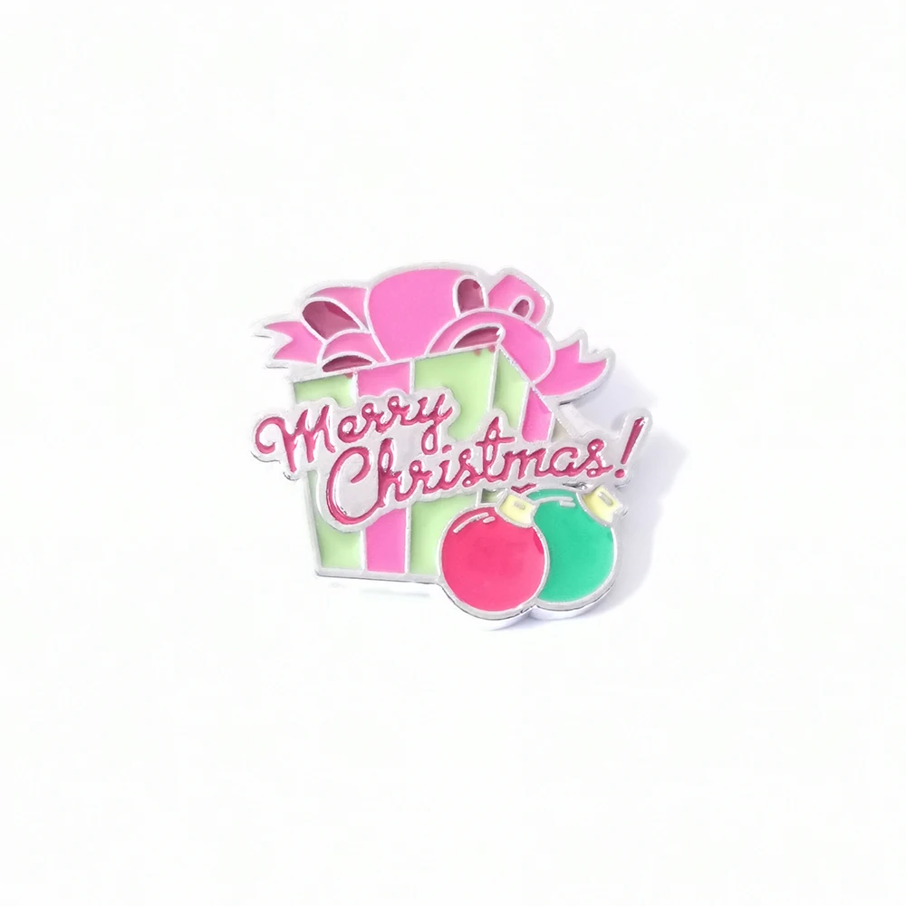 Christmas Brooch Bell Snowman Santa Claus Snowflake Elk Pins Enamel Brooches For Women Fashion Party Jewelry Gifts