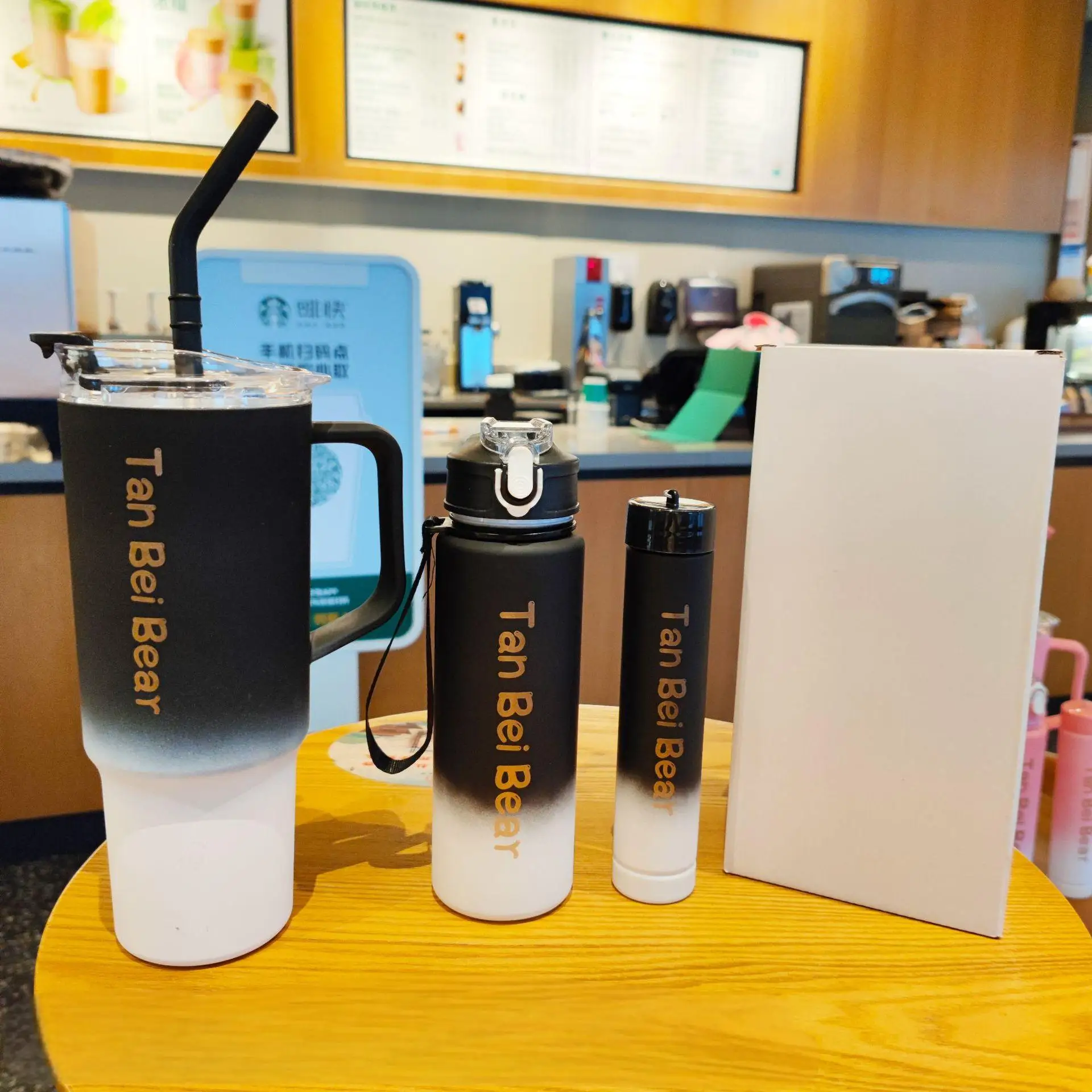 Custom Logo Straight 300ml 900ml 1500ml Motivational Words Sports Gym 3 In 1 Drinking Plastic Water Bottles Cups Time Marker