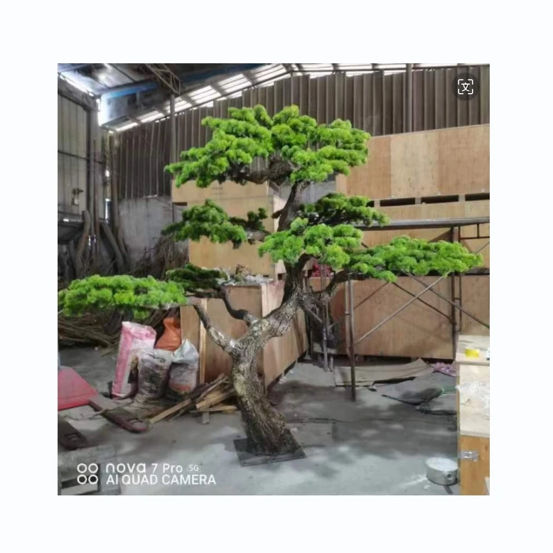 2024 new Customize 3m height Customize landscape indoor tree artificial cypress pine bonsai tree