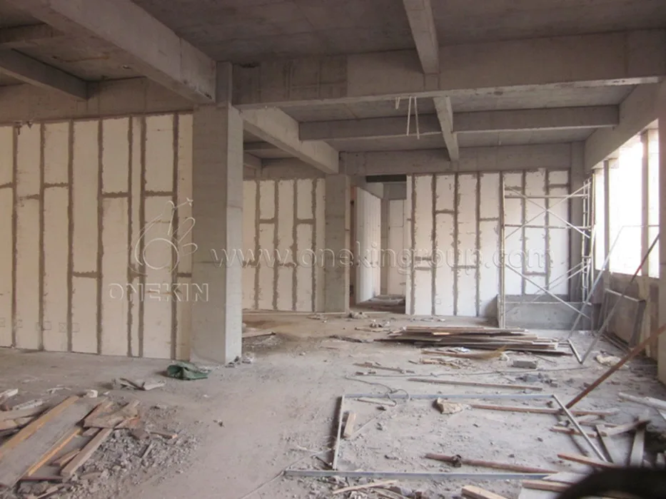 
FREE SMAPLE Lightweight Fireproof heat insulation Mgo hollow core wall Panel Waterproof smooth Surface 