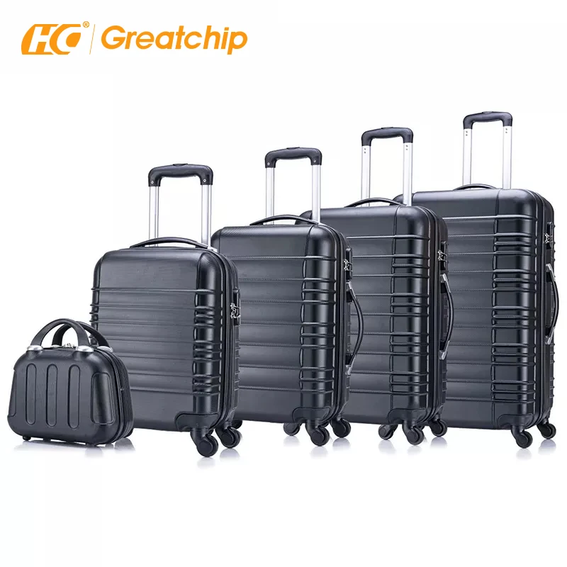 Malas Kit 3 Pecas Viagem Hard ABS Trolley Suitcase