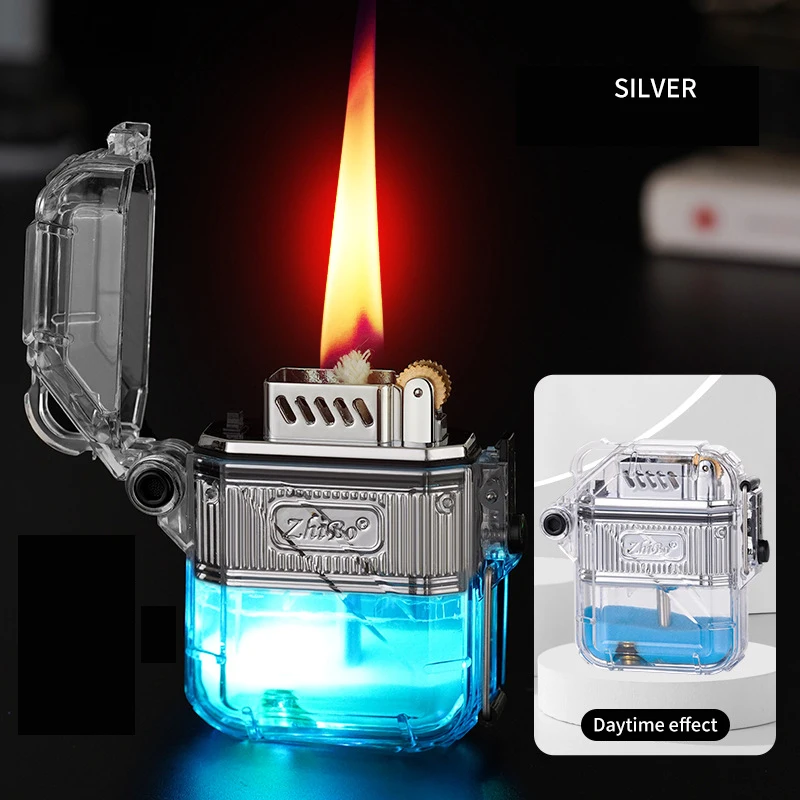 New products Waterproof Metal designer kerosene lighters in outdoor