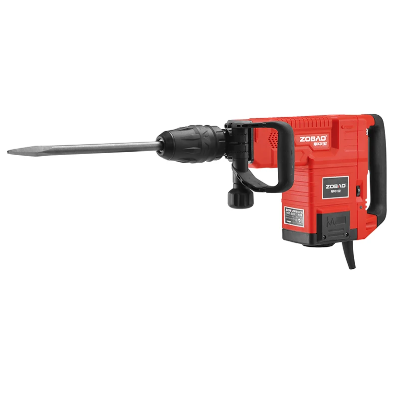 Factory Directly Wholesale High Quality Heavy Duty Power Tools Red Power Drill Wired Demolition Hammer Crusher