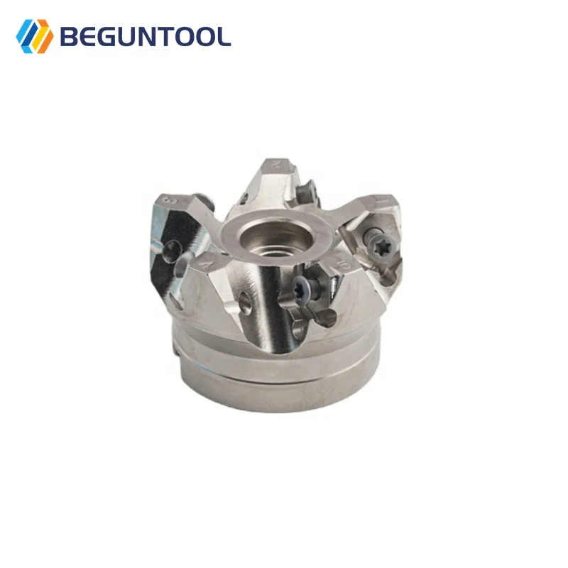 MFWN90 degree MFWN MFWN900 Double Sided Hexagonal Heavy Cutting Milling Cutter Head WNMU0806 Insert Cutter Disk Outlet Cooling