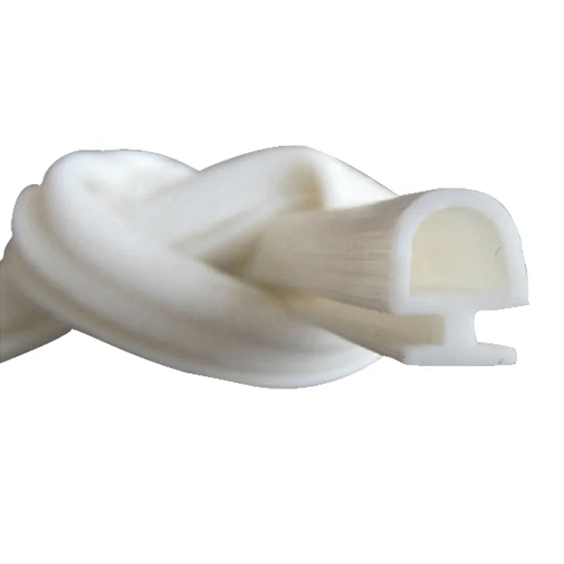 aluminum automatic drop down door bottom rubber seal  strip