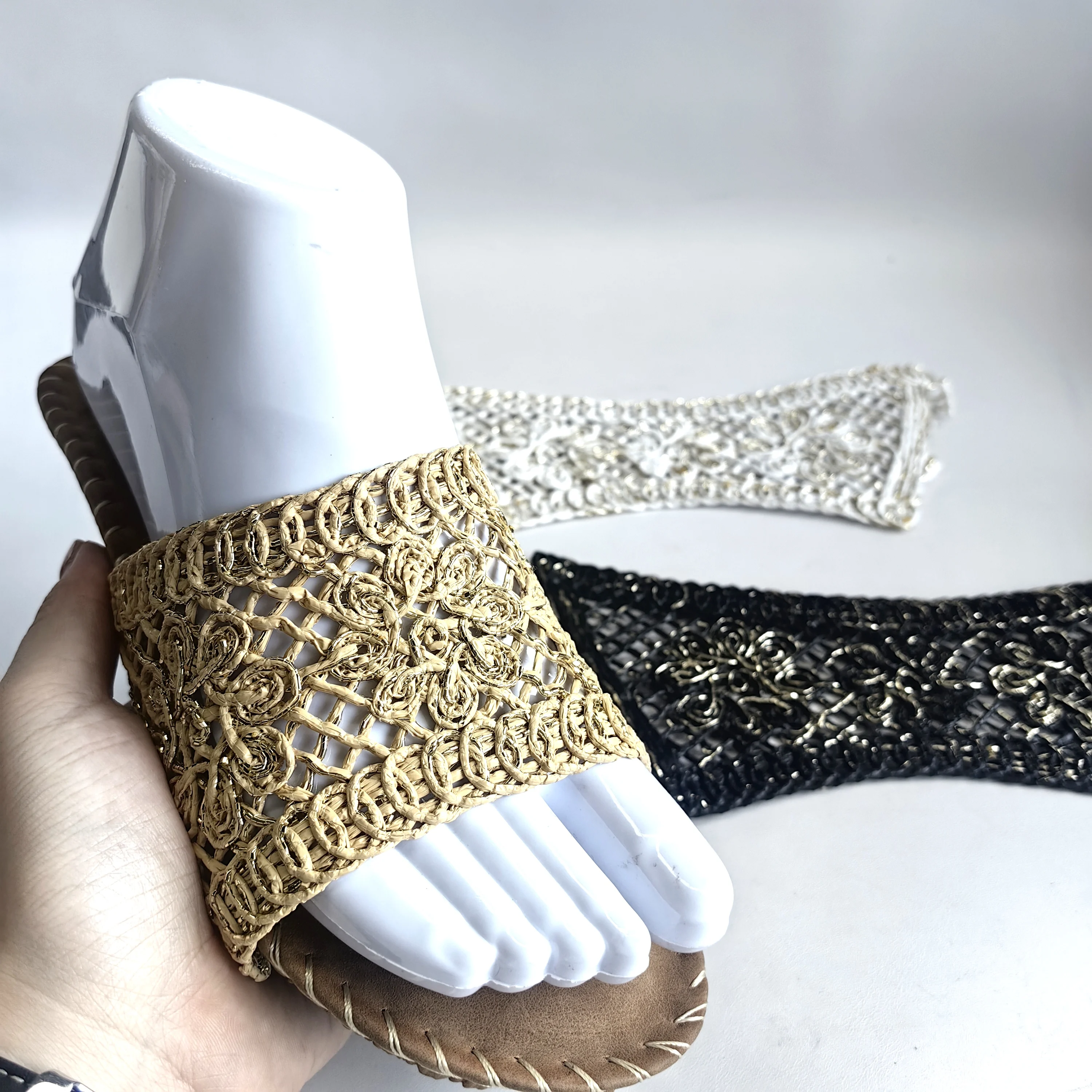 Capellada 2024 PP верхняя вязаная Zapatos Mujeres для обуви материал