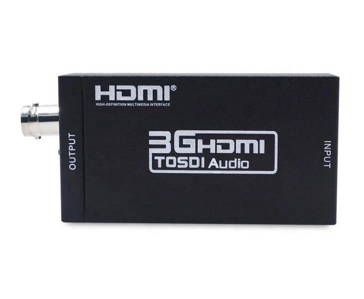 HDTV BNC output 1080P 3G-SDI 100m transmit HDMI to SDI video converter for CCTV camera