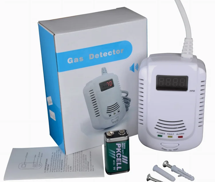 Gas Detector 10-95%vol Portable Digital Gas Leak Detector leak alarm Device Gas