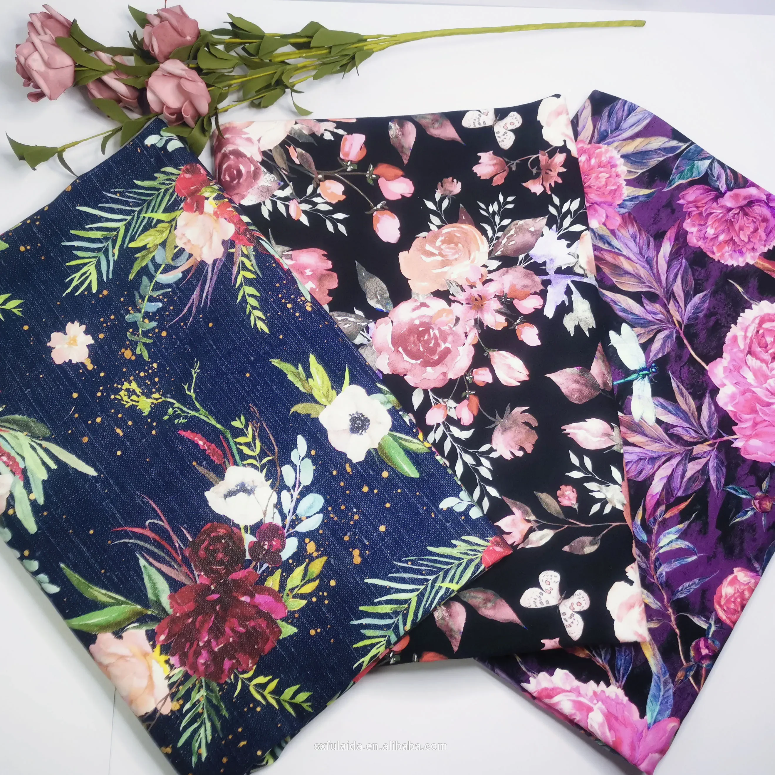 Custom Print Single Jersey Spandex Fabric Manufacturer Designer Clothes Spandex Cotton Fabric for Dresses Clothing