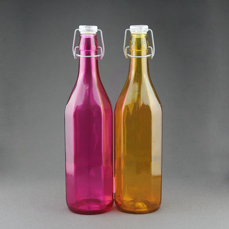 1l drinking water bottle glasses 1 l glass spray bottle sparkling wine bottle