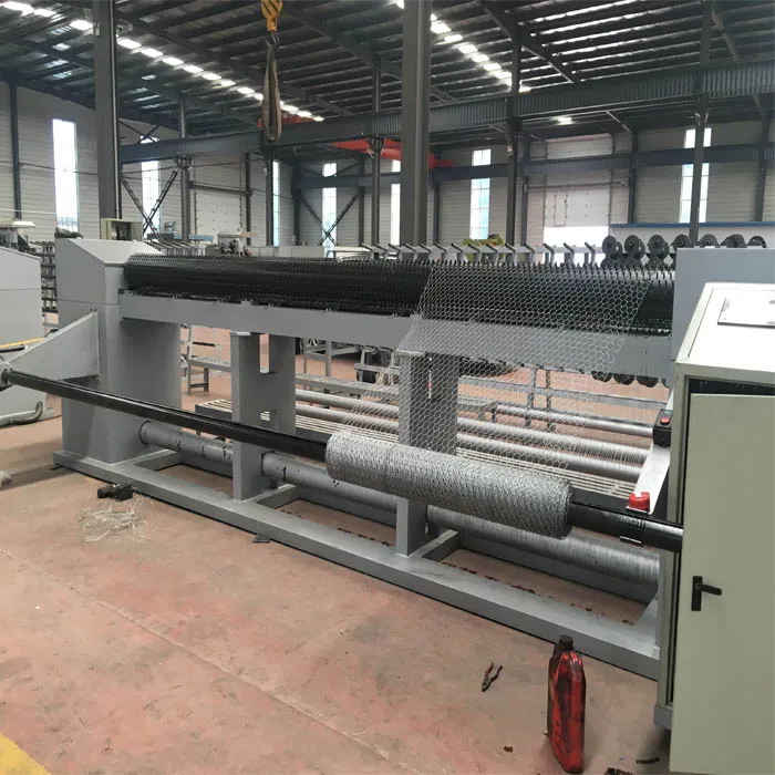 PVC coated stone gabion basket wire mesh netting machine manufacturer