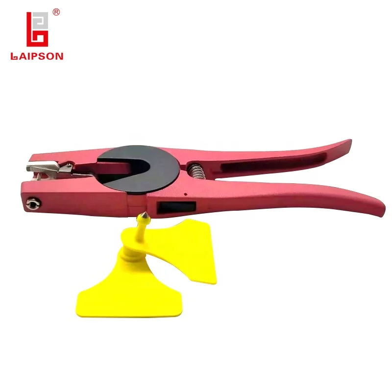 52*38mm High security Farm Animal Livestock Laser Type Copper Head Earrings Goat Ear Tag