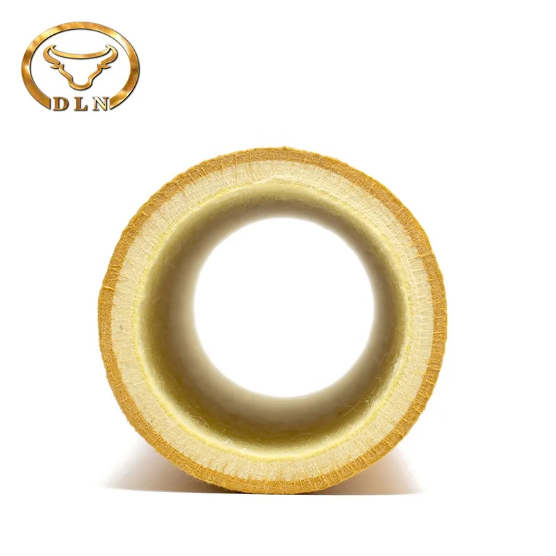 Needle punched PBO roller sleeve felt for aluminum extrusion industry