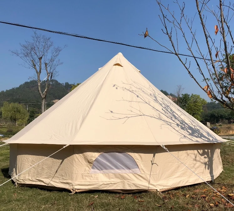
Feelife Brand diameter 6M cotton canvas bell tent factory price 