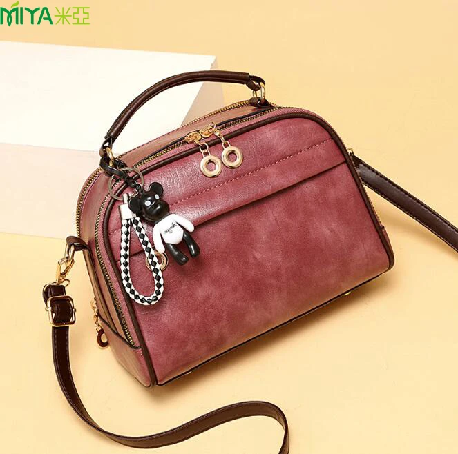 Newly fashion creative crossbody messenger bag womens PU leather handbag
