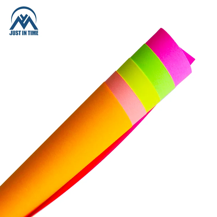 Factory price a4 copy paper assorted fluorescent color office paper a4 size origami folding paper for kids