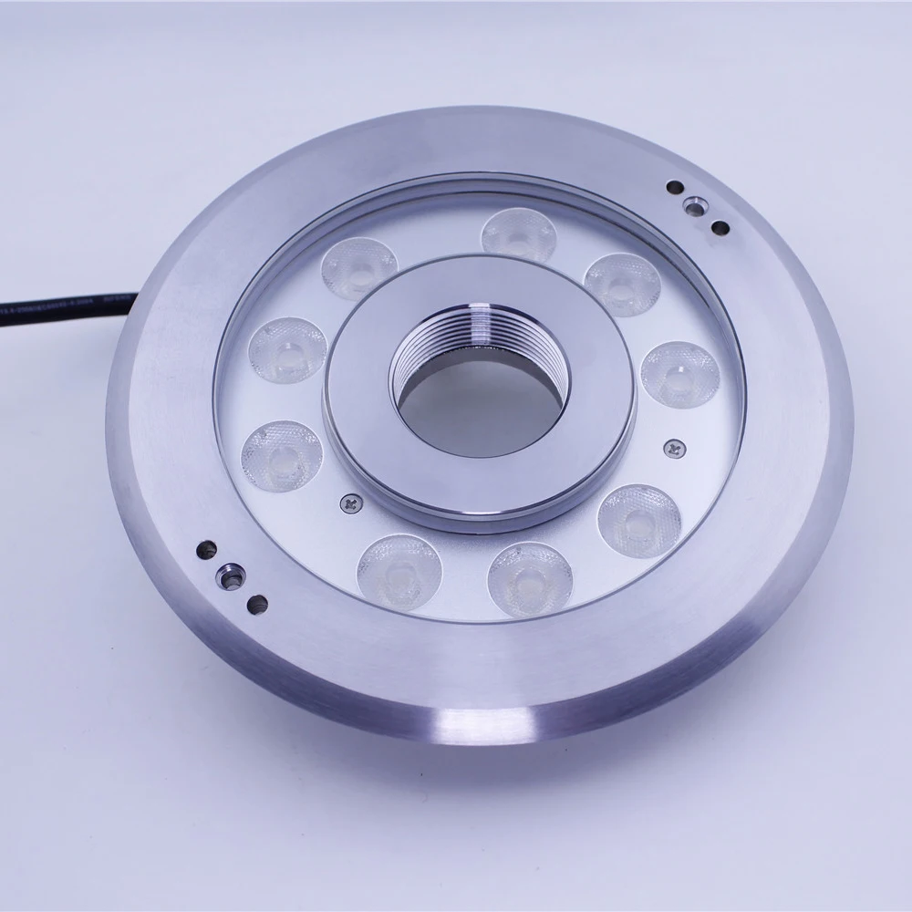 Stainless Steel Ip68 12v Cold White Led Underwater Light  For Pool Fountain