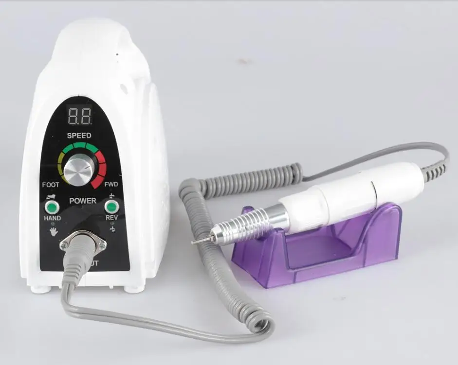 Professional 65W Strong Nail Drill Manicure Machine Pedicure Electric Strong 35000 RPM File Bits Nails Art Equipment nail drill