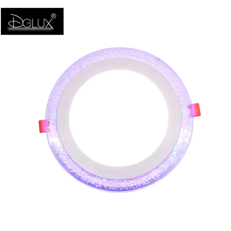 Low Price Indoor Home Mall Round Square Bubble Colorful 3w 4w 6w 12w 18w Smd Recessed RGB Led Panel Lamp