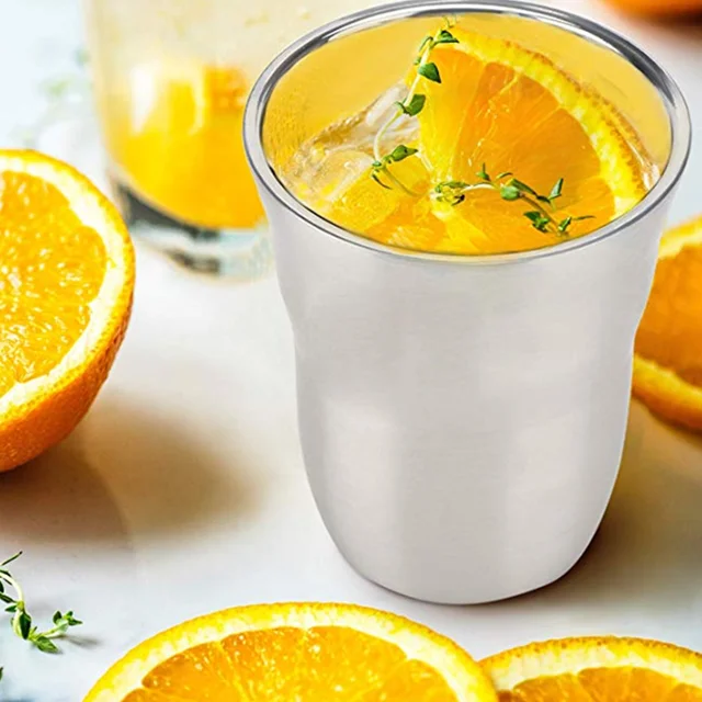 New Product Stainless Steel Double Wall Reusable Coffee Cup Espresso Tea Cup Mug