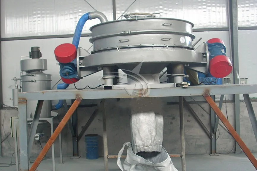 Provender particles sieving easy-cleanning system straight flow vibrating screen machine