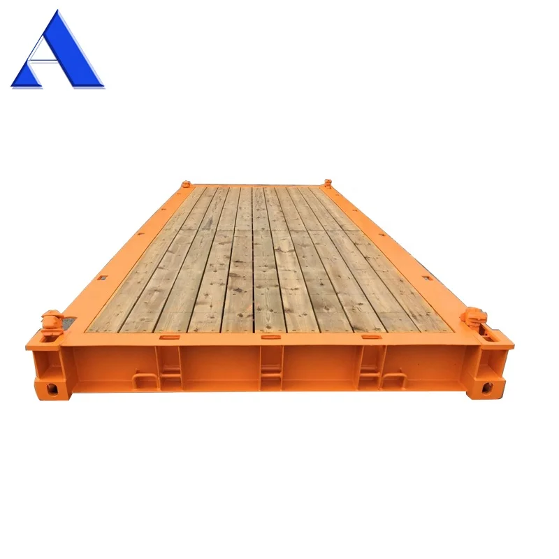 Easy Lock Wood Floor or Steel Floor 20ft Platform Container