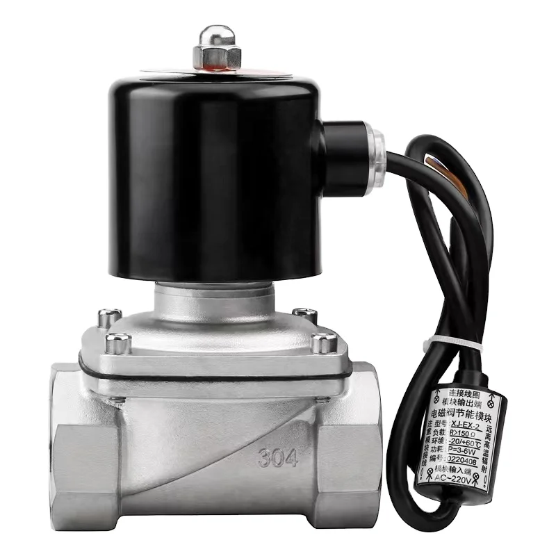 24VAC 12VDC нержавеющая сталь 304 316L нормальное закрытие Электрический BSP NPT гнездовой диафрагменный электромагнитный клапан