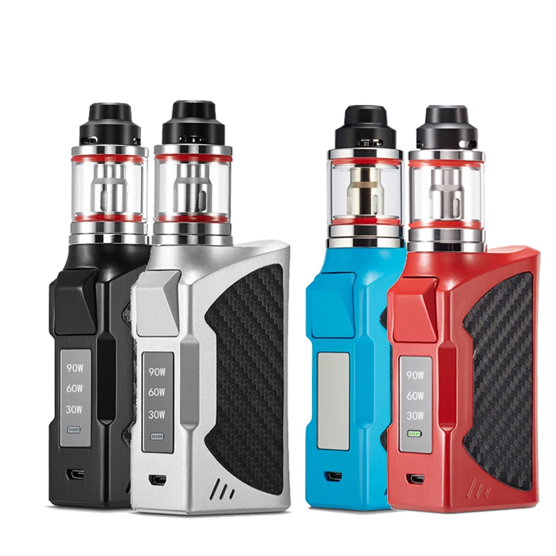 
Wholesale China Ecig Box Vape Kit Top Filling vape smoke 90W electronic cigarettes 