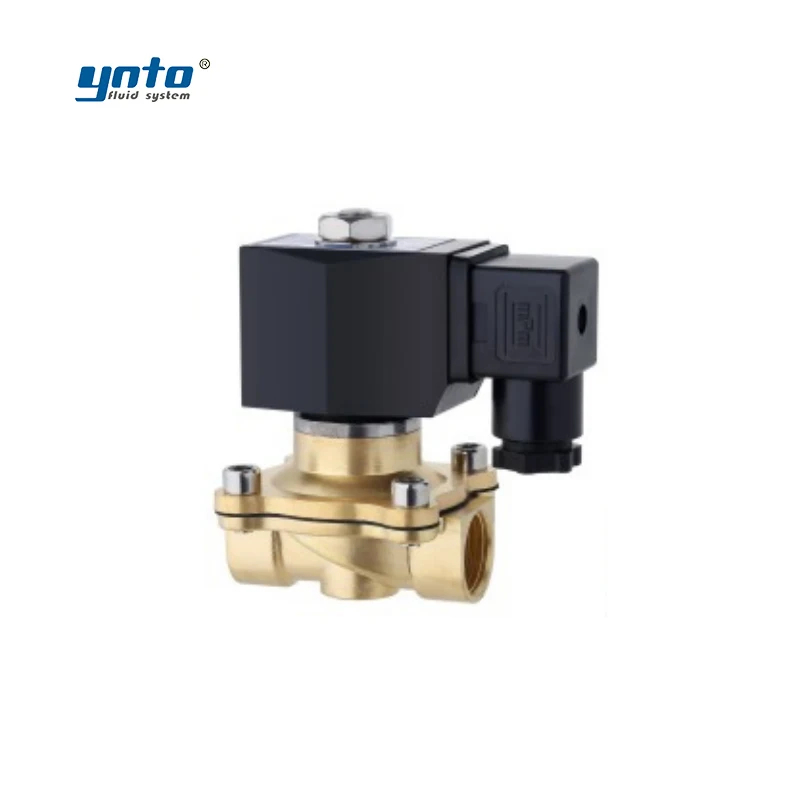 YNTO 15mm-100mm stainless steel Flange Direct lifting diaphragm 2/2 way normally closed type solenoid valve for air water gas