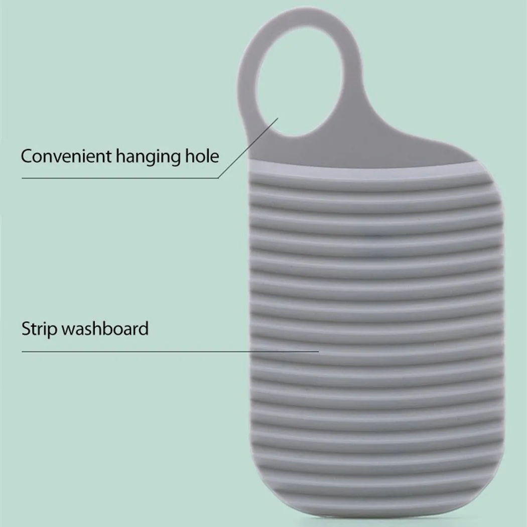Household Lazy Washboard Portable Plastic Underwear Mini White Gray For Washing Clothes