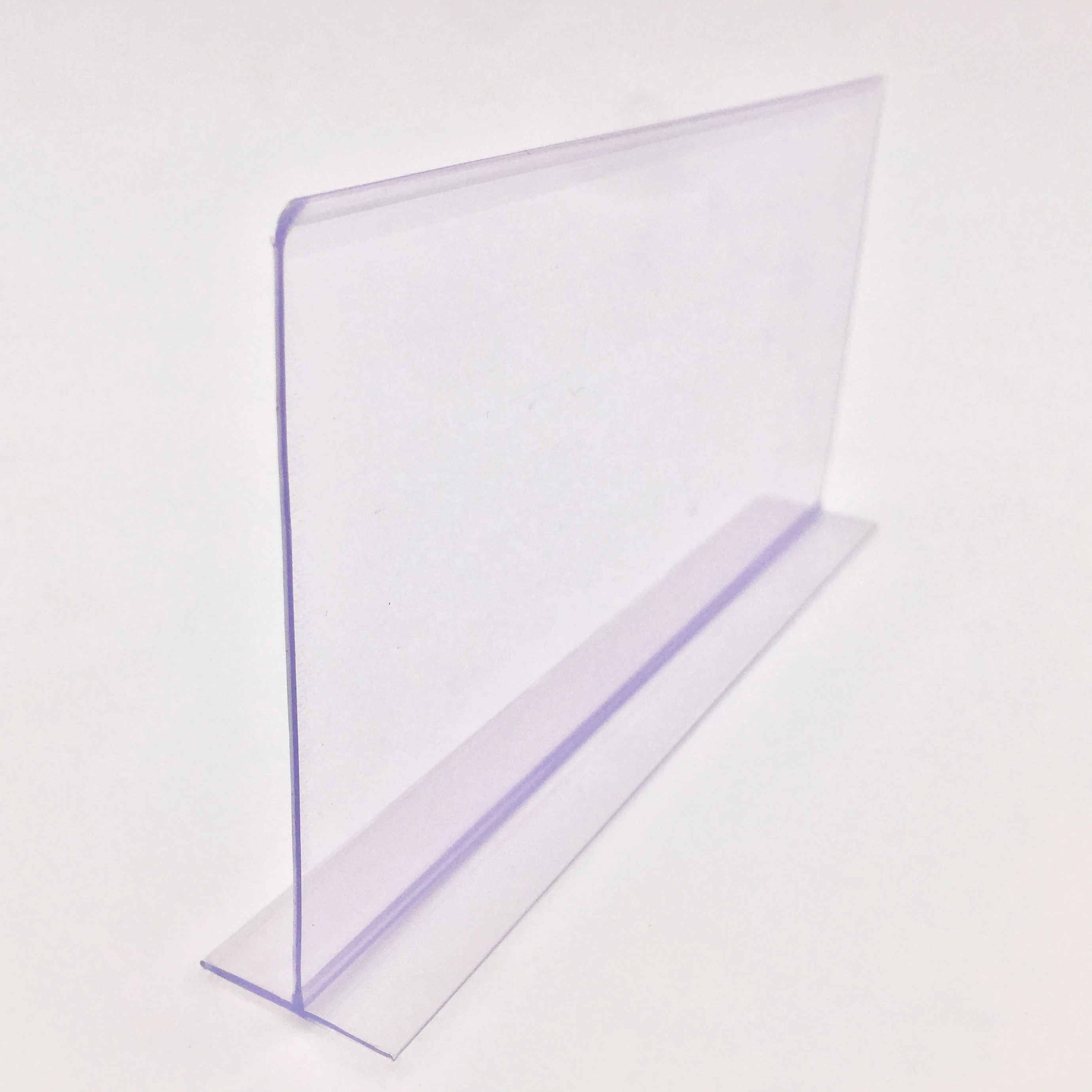 Shelves Stopper Rails Clear Plastic Product L Shape Breakable Magnetic Shelf Divider for Supermarket Grocery