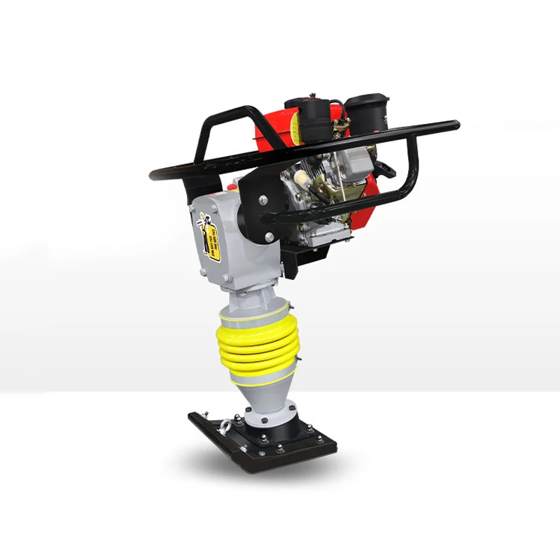 FM125 3kw Electric Tamping Rammer New Jumping Compactor Construction Roadwork Industrial Application Engine Motor Core