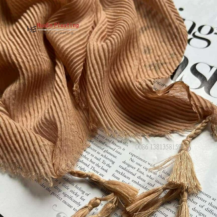 Changzhou HuaEn garment machinery factory ZJ-416 fabric textile toothpick crystal scarf pleating machine