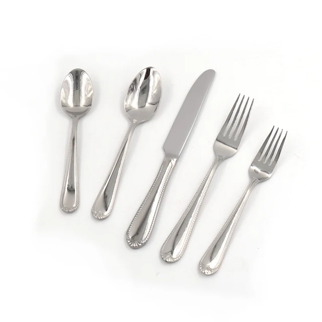 Silverware Set with Organizer, Heavy Duty Stainless Steel Flatware for 8, Cutlery Utensil Sets with Steak Knives