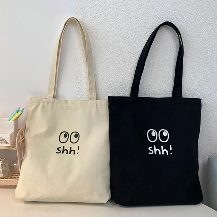Heavy duty cotton canvas tote bag canvas sling bag canvas tote bags for women