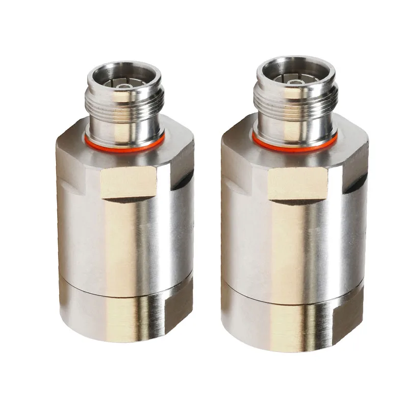 Rf coaxial adapter D-Class 4.3-10 Female connector for 7/8 in AVA5-50 and AVA5-50FX cable