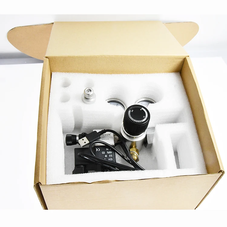 
Professional Aquarium Plants Electronic Co2 Regulator with Single Gauge or Dual Gauge 