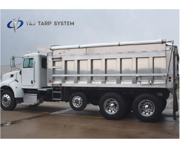Dump Trailer Side to Side Roll Tarp System Crank Handle or Electric Motor Available