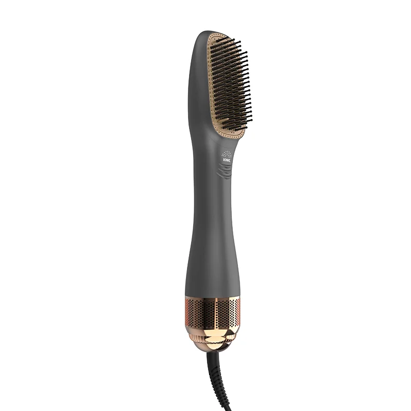 Professional Hair Styling 3 In 1 Brush One Step Hair Dryer And Styler Electric Hot Air Brush Ceramic Hair Straightener Comb