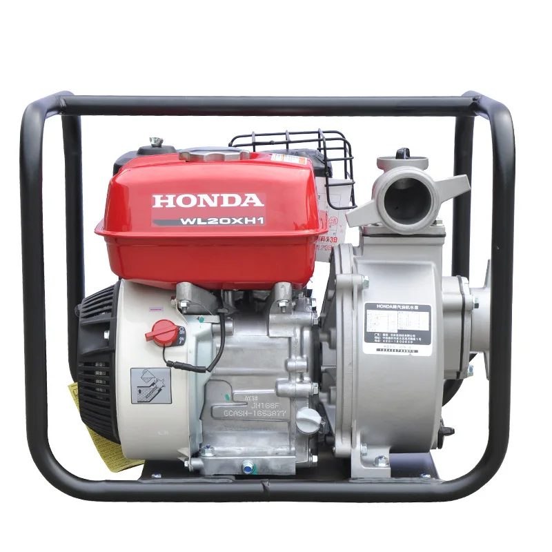 
Agricultural irrigation gasoline pump unit mobile hand-pushed gasoline pump self-priming pump 