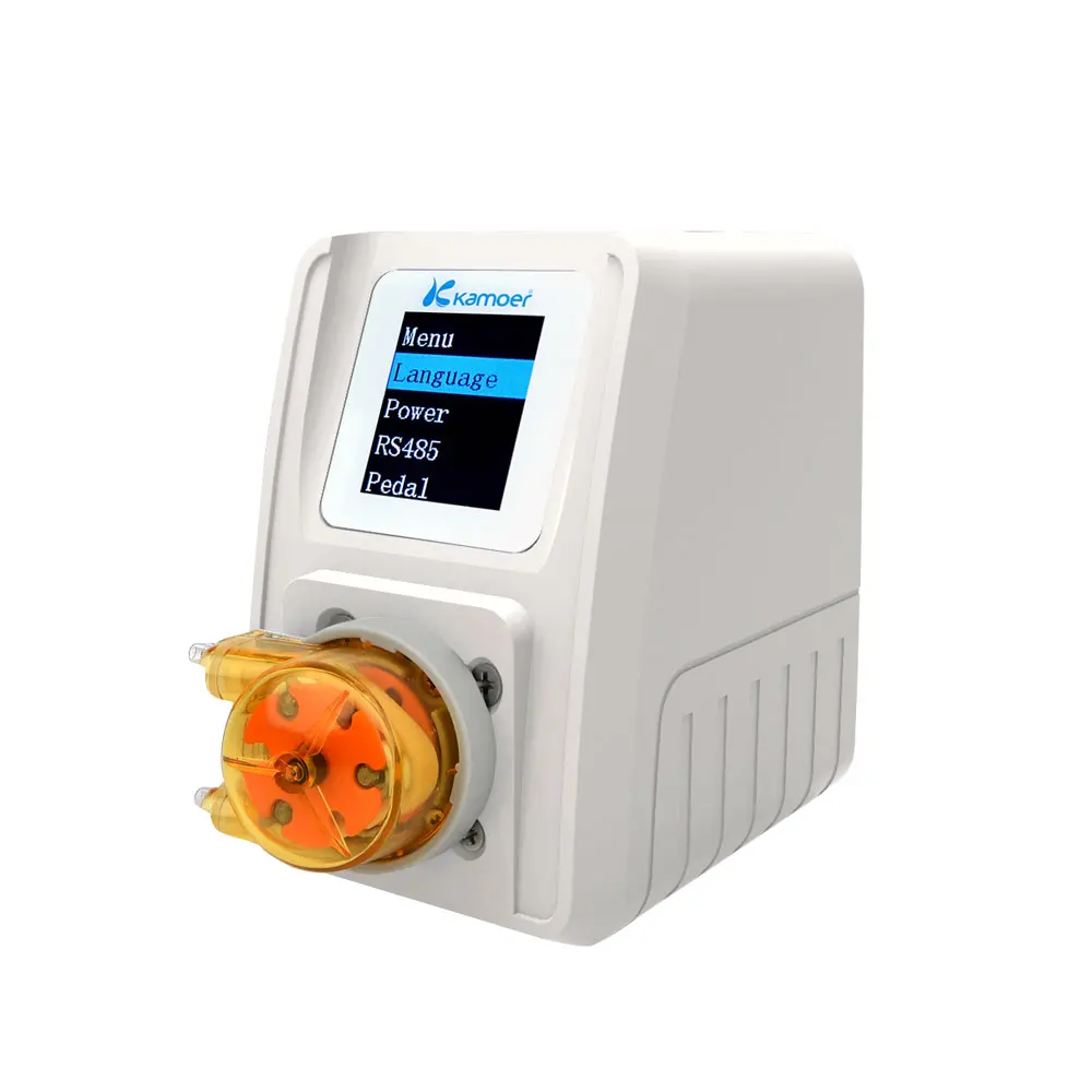 Kamoer M1-STP 24V Programmable High Precision Laboratory Experiment Viscous Fluid Peristaltic Pump Dosing Machine