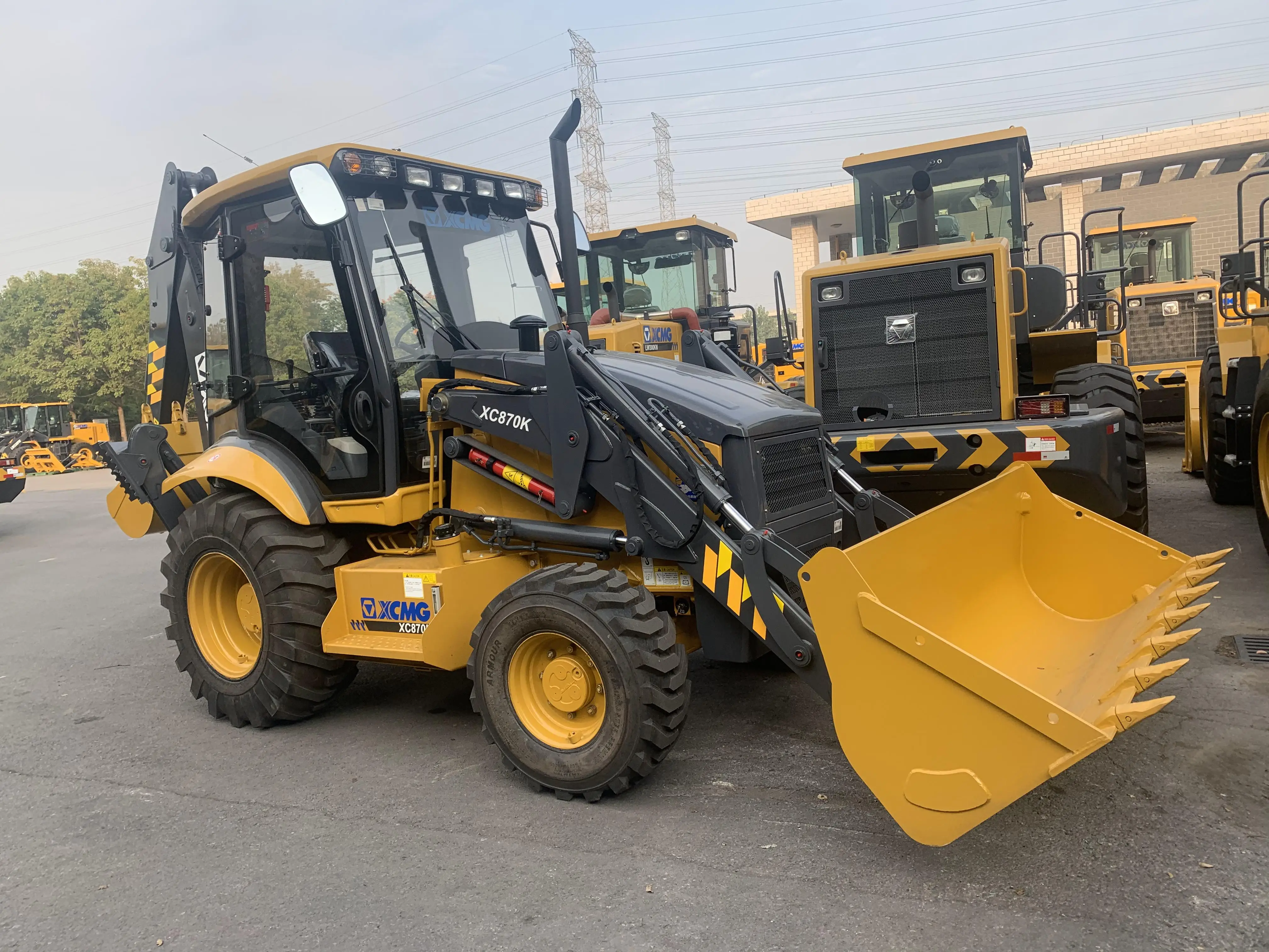  XCMG XC870K китайский колесный экскаватор и экскаватор-погрузчик цена для продажи Сделано в