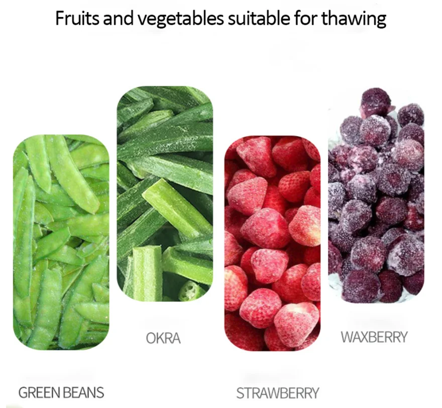 Hot sale Fast Frozen Food Meat Fruit Quick Defrosting Plate Board Defrost Kitchen Gadget Tool Defrost Tray