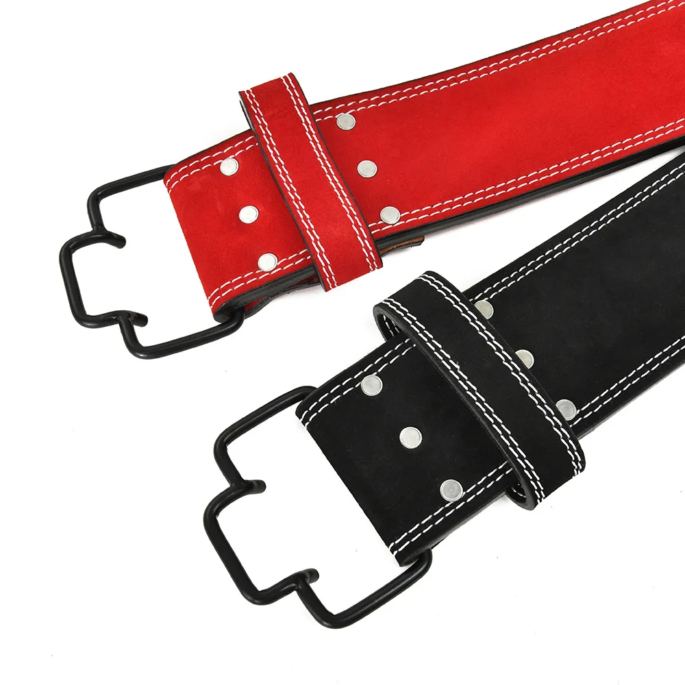 Weight Lifting Belt Genuine Leather Adjustable Comfortable Weight Lifting Belt Lumbar Support For Enhance Your Training